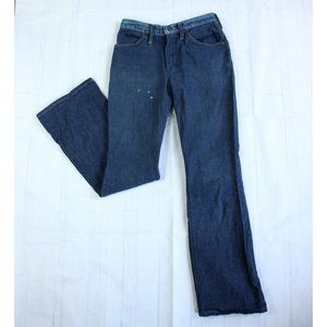 Vintage Wrangler High Waist Mom Jean Medium Wash Straight Leg Jeans 6 1970s